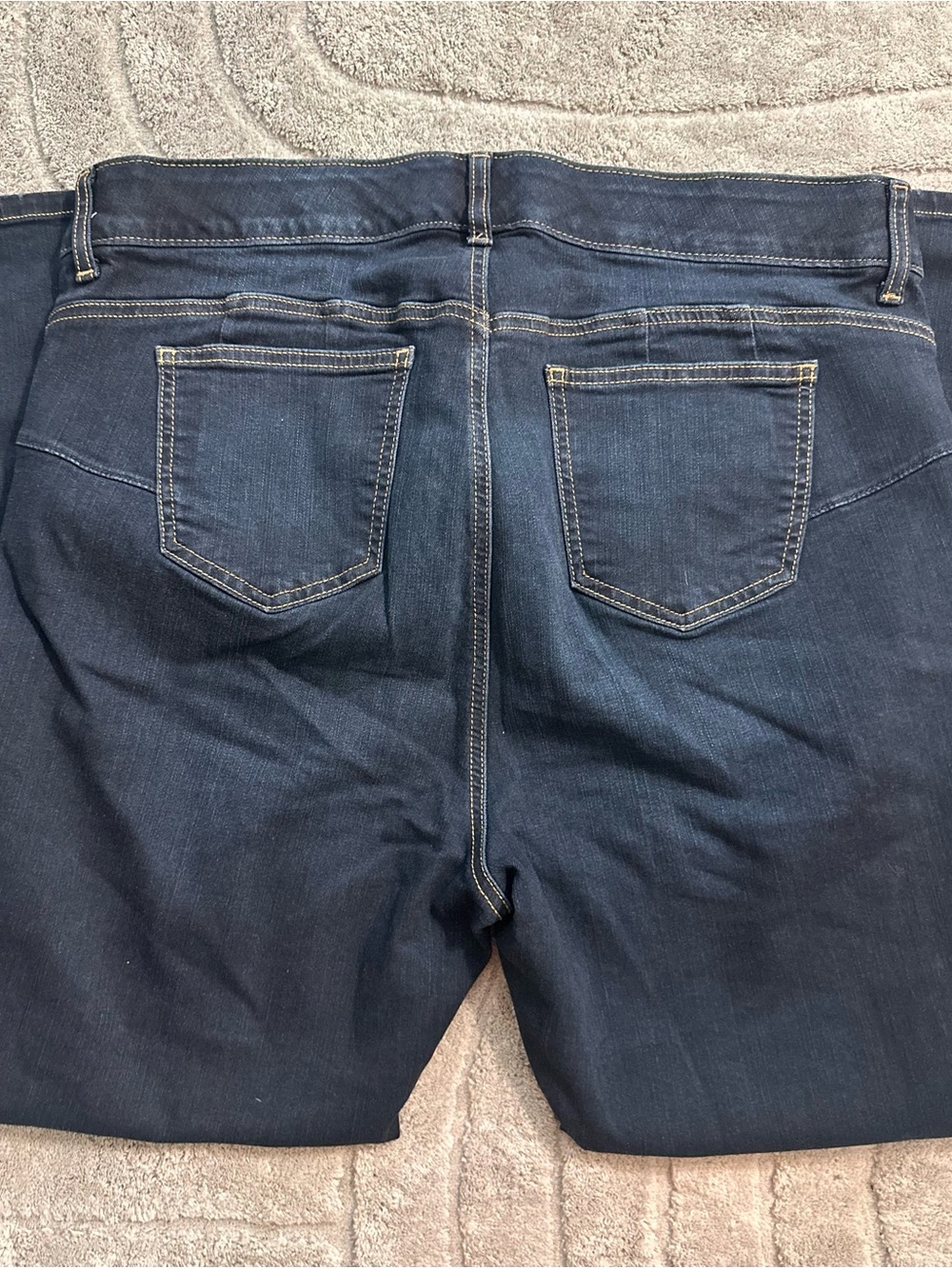 torrid dark denim straight leg jeans - Picture 4 of 6